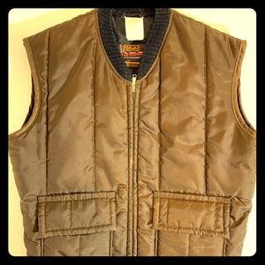 Vintage Walls Blizzard Pruf Insulated Vest Brown